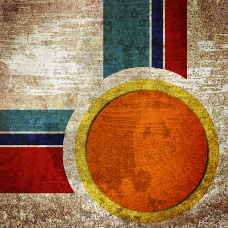 grunge retro vintage rusty old paper background の写真素材