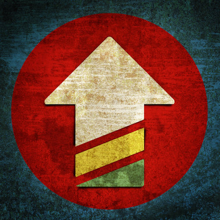 grunge retro vintage rusty old paper background の写真素材
