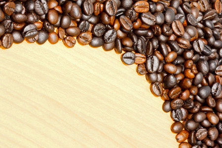 Roast Coffee bean background の写真素材