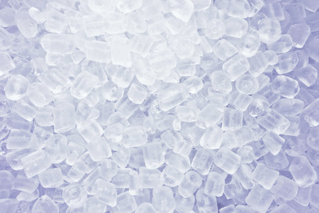 Real cool ice cube frozen background 