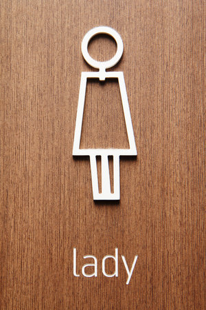 Toilet signs womenの写真素材
