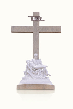 Jesus dead and Mary hold him 