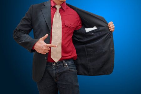 Business man presentの写真素材