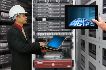 Engineering in data center room