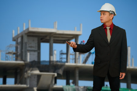 Engineering looking for the futureの写真素材