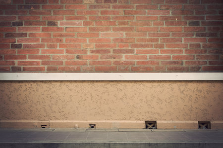 Old brick wallの写真素材