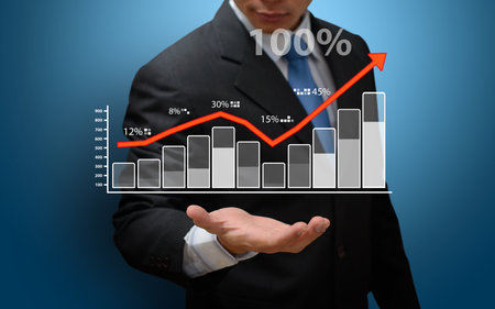 Business growth conceptの写真素材