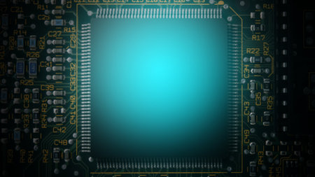 Technology electric background concept