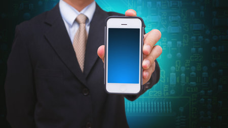 Technology background conceptの写真素材