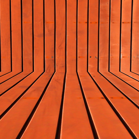 Orange rusted steel room wall background, texture の写真素材