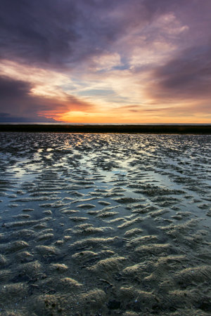 Sunset at Pantai Alit, Sarawak