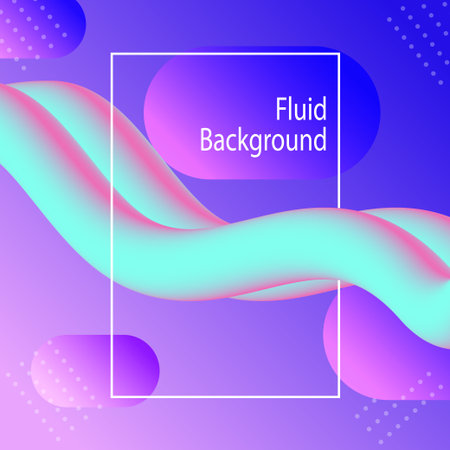 Abstract background with geometric shapes in purple pastel tones.Fluid Vector Illustrationのイラスト素材