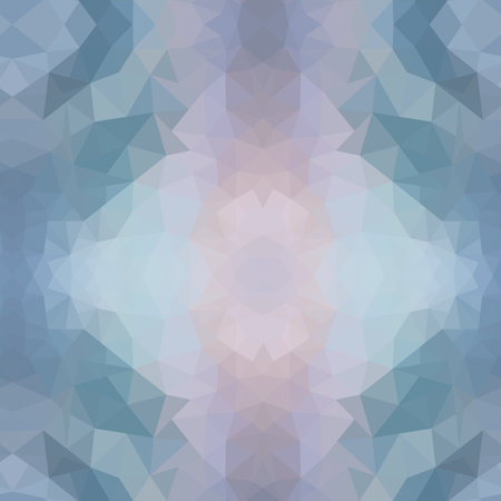 Background modern texture triangle geometry blue snow view from the winter window pattern