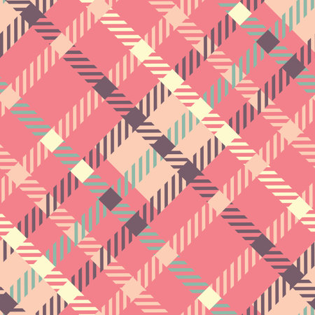 Seamless tartan vector pattern. striped plaid patternのイラスト素材