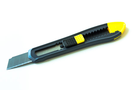 Penknife on white backgroundの写真素材