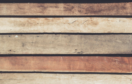 old panel wood wall pattern and background,vintage toneの写真素材