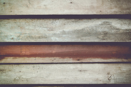 old panel wood wall pattern and background,vintage toneの写真素材