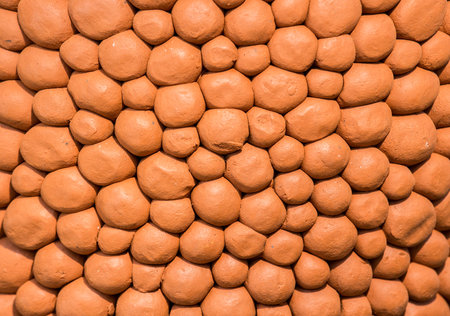 jagged clay textuer and backgroundの写真素材