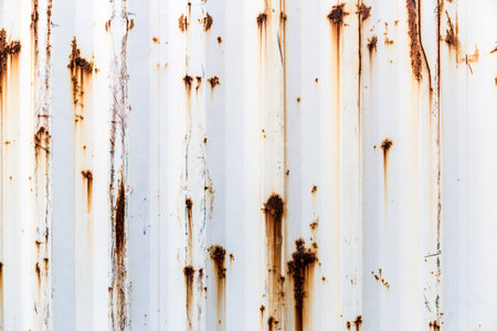 old rusty container texture and backgroundの写真素材