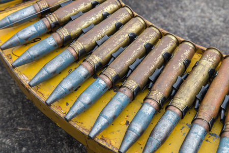 old anti-aircraft bullet 23 mm.