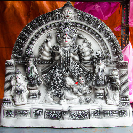Miniature idol of Goddess Durga