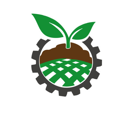 Agricultural industry.Agriculture technology concept.のイラスト素材