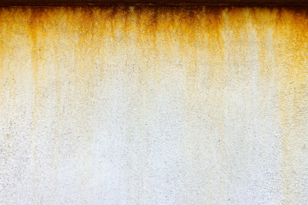 Rusty and grungy dripping texture backgroundの写真素材