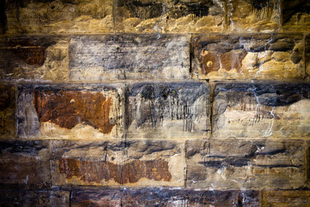 Dark Grungy Stone Background Texture