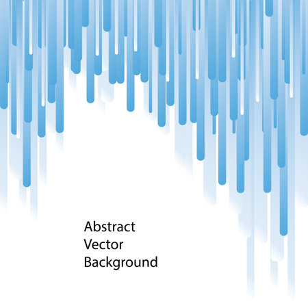 Blue lines abstract vector background witn place for your text.のイラスト素材