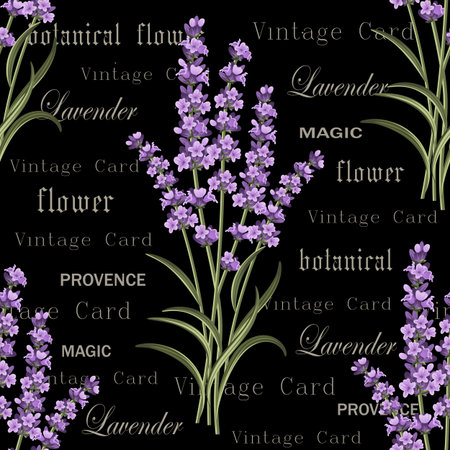 Seamless floral patternのイラスト素材