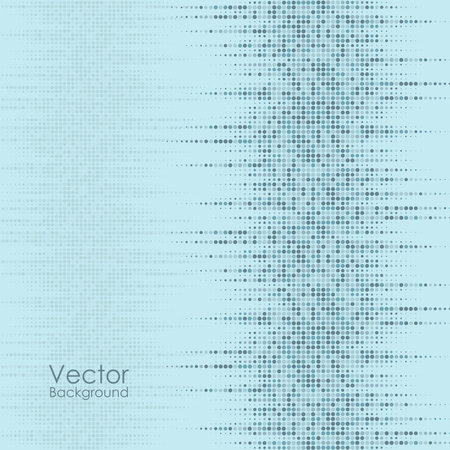 Vector abstract background with the blue dotsのイラスト素材