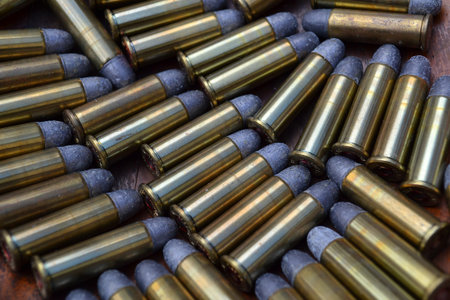 Ammunician, 38 caliber bullets の写真素材