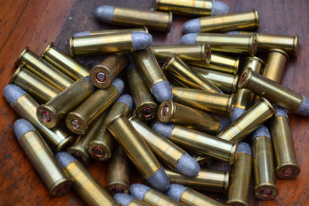 A Pile of 38 Caliber Bullets