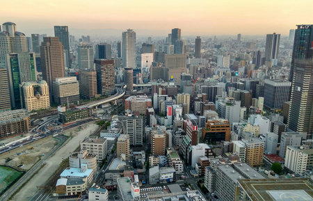 Busy Cityの写真素材