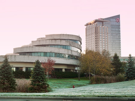 the turning stone casino and resort in  verona new yorkのeditorial素材