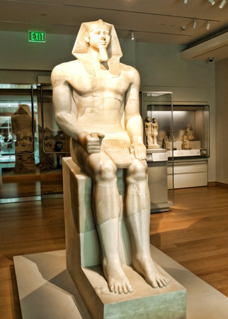 Boston , Massachusetts, USA. June 9,2014. The Boston Museum of Fine Art . The Egyptian Artifacts...