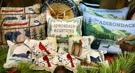 Speculator, New York, USA.  Speculator Department Store. Rustic , wilderness style goodsのeditorial素材