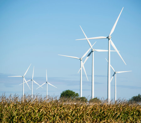 Wind Farmの写真素材