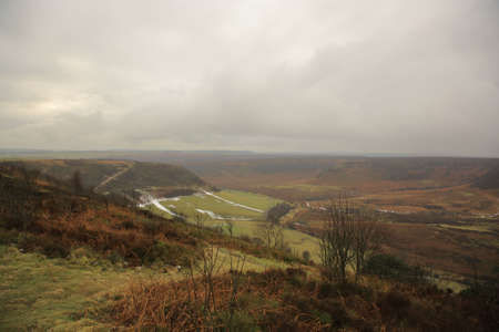 Hole of Horcum North Yorkshire Moors National Park Englandの写真素材