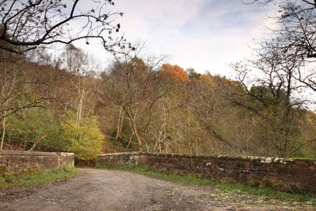 Countryside bridge in Cumbria Northern England UKの写真素材