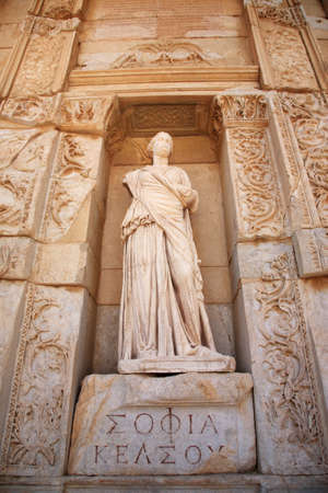 Sophia, the statue of Wisdom at Ephesus Turkey
の写真素材