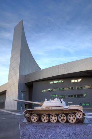 Impeial War Museum at Salford Quays, Manchester, UKのeditorial素材