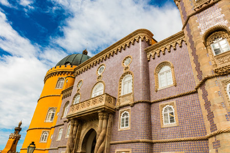 Palace of Pena, or "Castelo da Pena" as it is more commonly known, Portugal, Sintra.のeditorial素材