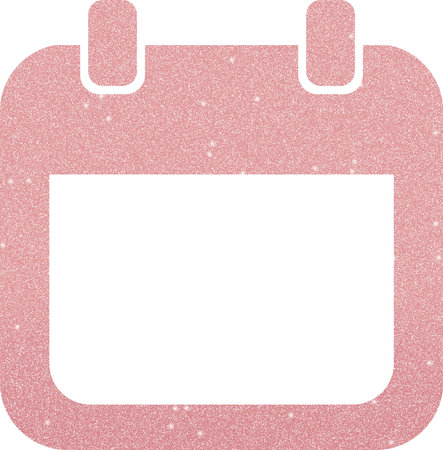 Rose Gold Calendar Icon, Rose Gold Icon Setの写真素材