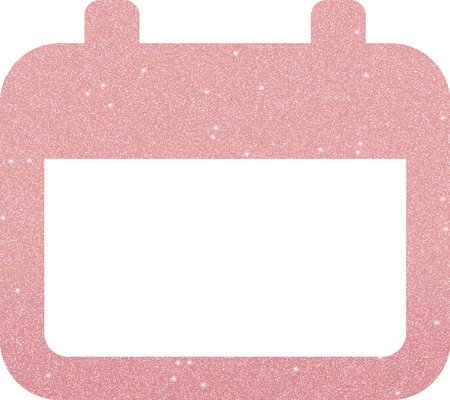 Rose Gold Calendar Icon, Rose Gold Icon Setの写真素材