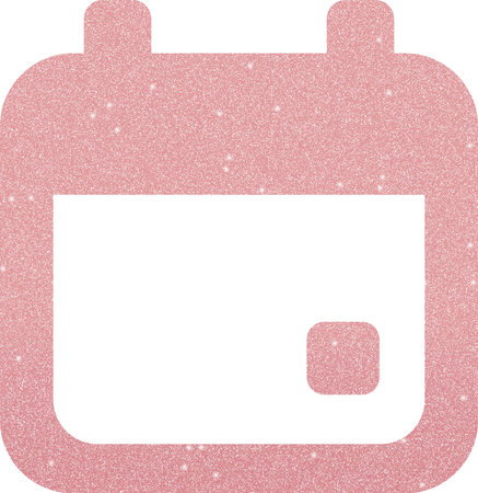 Rose Gold Calendar Icon, Rose Gold Icon Setの写真素材