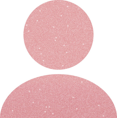 Rose Gold User Icon, Rose Gold Icon Setの写真素材