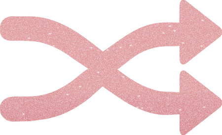 Shuffle icon on white background. Vector illustration. Eps 10.の写真素材