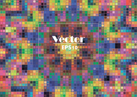 Abstract square pixel mosaic backgroundのイラスト素材