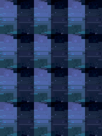 Blue abstract lines business vector background.